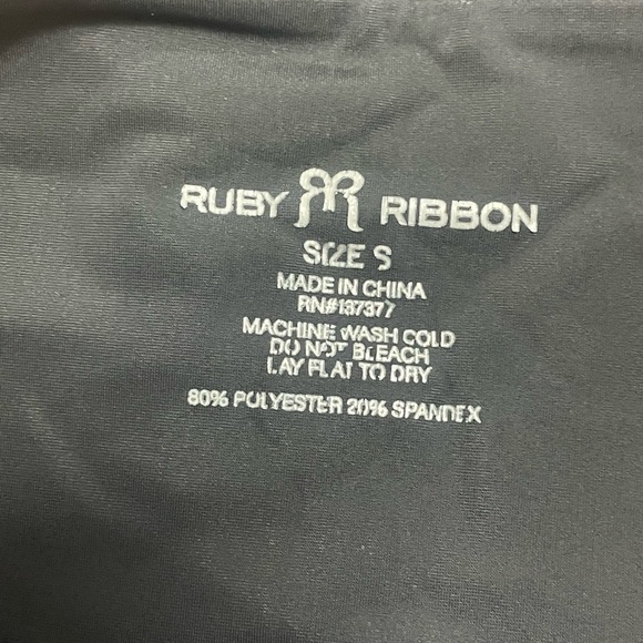 Ruby Ribbon Blue Black Camo Leggings Small - Picture 2 of 3